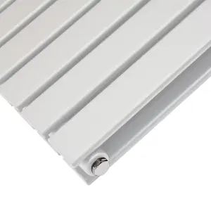 Designer Flat Radiator - 1600 x 560mm - White