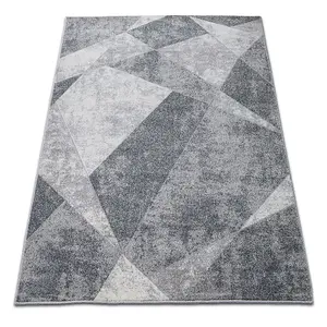 Ohio Dark Grey Beige Shard Rug 120cm x 170cm