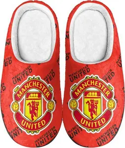 Manchester United Football Club Slippers - Manchester United Football Club Medley Monogram Wordmark