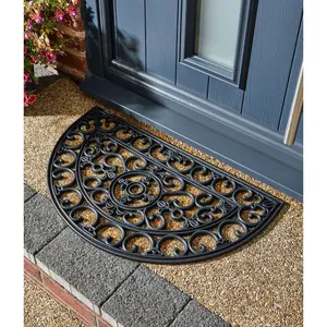 Ivor Doormat Half Moon 45 x 75cm