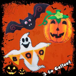 Halloween Ghost Craft Kit Fun Felt Activity for Kids Patries Themed White