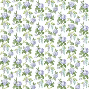 Galerie Pretty Prints Purple Mini Rose Wallpaper Roll