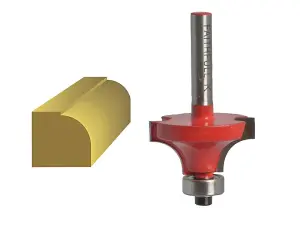 Faithfull - Router Bit TCT Rounding Over 15.8mm x 9.5mm 1/4in Shank