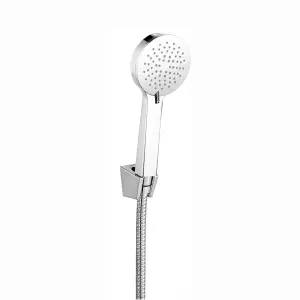 ENKI Contemporary Chrome 3-Function Handheld Shower Head & Hose Kit EH021