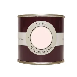 Farrow & Ball Estate Middleton pink Emulsion paint, 100ml