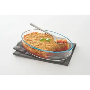 Pyrex Essentials Oval Roaster Dish Transparent (25 x 17cm)