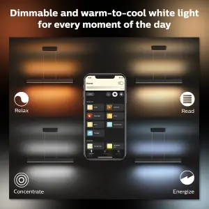 Philips Hue White and Colour Ambiance Ensis pendant light black