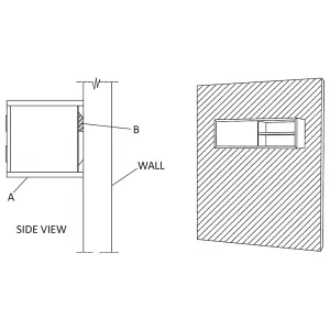 Berkfield Wall-mounted TV Cabinet 90x30x30 cm Solid Teak Wood