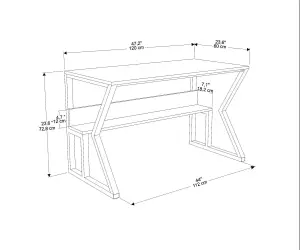 Decorotika Wake Study and Writing Desk