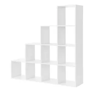 Northville Bookcase White / 129.5" H x 129.5" W x 29" D