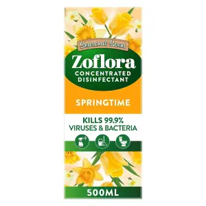 Zoflora Multi-Purpose Concentrated - Springtime, 500ml (Pack of 3)