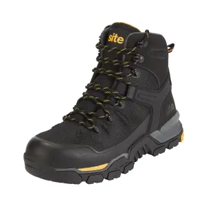 Site Densham Men's Black Safety boots, Size 9