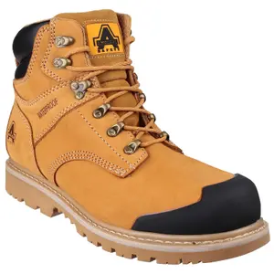 Amblers FS226 Waterproof Safety Work Boots Tan Honey (Sizes 6-13)