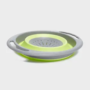 Hi-Gear Folding Colander (lime green), Camping Accessories, Camping Equipments