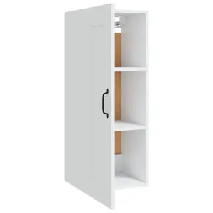 Berkfield Hanging Cabinet White 35x34x90 cm Engineered Wood