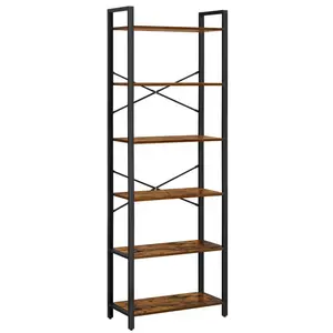 Beufort Bookcase Rustic Brown/Black