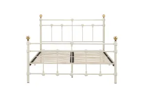 Birlea Atlas Double Bed Frame In Cream