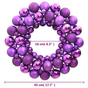 Plastic Wall Decor Purple