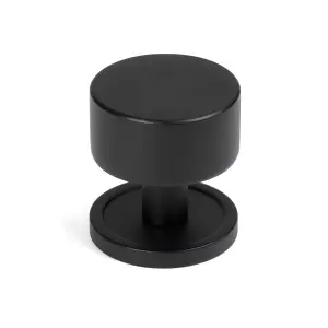 From The Anvil Matt Black Kelso Cabinet Knob - 32mm (Plain)