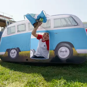 Volkswagen Blue Camper van Pop up 3-man Tent