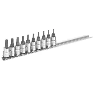 Expert 1/4in Drive TORX Socket Set, 10 Piece