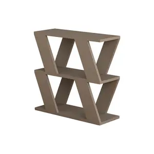 Adriana Side Table Modern Compact Design for Living Room & Bedroom Light Mocha