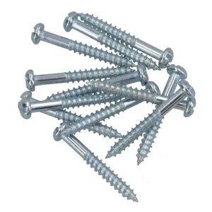 PH2 Dome Headed Phillips Wood Screws 4mm x 30mm Fastener Fixings 60pc