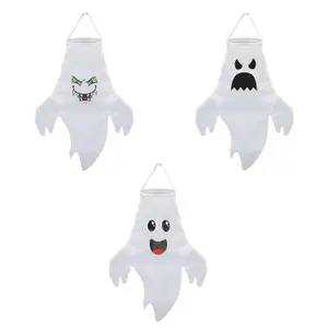 Hanging Ghost Decoration Halloween Party, Trick or Treat  Fangs