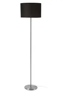 Interiors by Premier Forma Black Waffle Effect Shade Floor Lamp