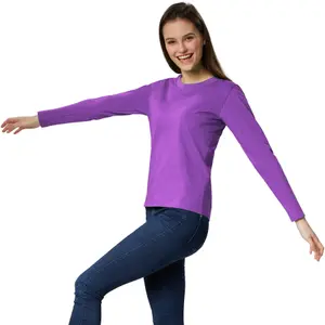 Women's Long-Sleeved Top - purple XL