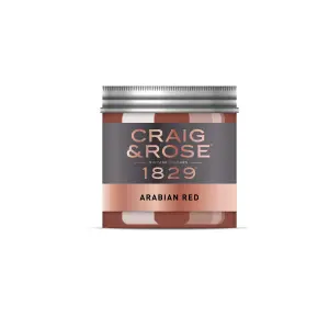 Craig & Rose 1829 Arabian Red Chalky Emulsion paint, 50ml