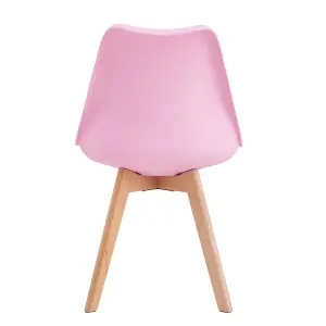 MCC Direct Eva Dining Chairs Set of 2 Pink