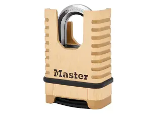 Master Lock - Excell™ Closed Shackle Brass Combination 58mm Padlock