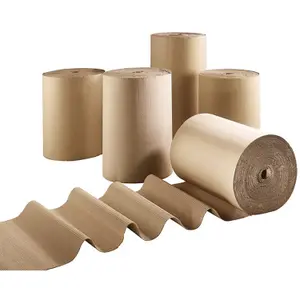 1 Roll of 600mm x 75 meters Strong Corrugated Cardboard Wrapping Paper Packing Roll