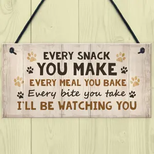 Funny Pet Lover Gift Dog Sign For Home Pet Sign Dog Gift Funny Hanging Plaque Keepsake