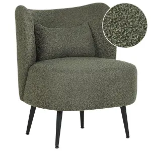 Armchair OTSBY Boucle Dark Green