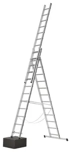 Hymer AluPro Black Line Combination Ladder Fixed Stabiliser Bar - 3x12 Rung (7.79m)