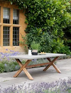 Garden Trading Outdoor Indoor Burford Dining Table Only 240x75cm Natural