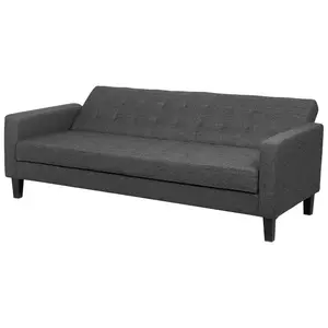 Beliani Traditional Sofa Bed VEHKOO Dark Grey