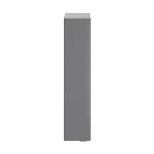 GoodHome Imandra Gloss Grey Single Deep Wall cabinet (W)200mm (H)900mm