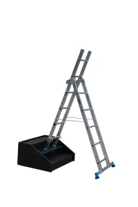 Mac Allister 3-way Aluminium Combination Ladder