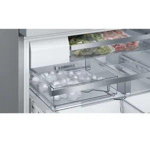 Bosch KFF96PIEP 50:50 American style Freestanding Frost free Fridge freezer - Silver