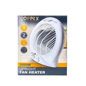 COPPEX Upright Fan Heater 2000W