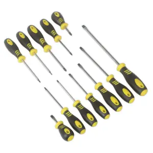 Sealey Soft Grip Screwdriver Set 12pc S0616