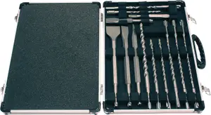 Makita D-21200 D-21191 27 Piece SDS Plus Drill Bullet Cold Flat Chisel Set Case