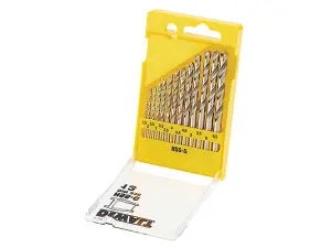 Dewalt DT5922-QZ HSS-G Jobber Drill Bit Set, 13 Piece DEWDT5922QZ