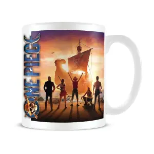 One Piece Set Sail Mug Orange/Blue/White (One Size)