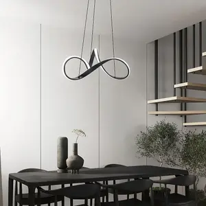 Luminosa Elegance LED Pendant Lamp 36W 2800Lm 3000K Black