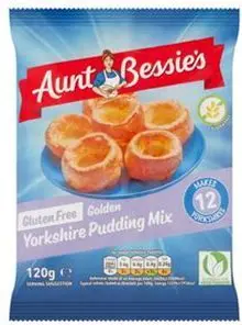 Aunt Bessie's Gluten Free Golden Yorkshire Pudding Mix 120G