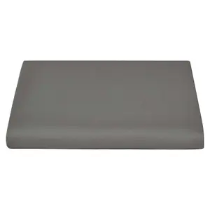 Belledorm Sateen Flat Sheet Platinum Grey (Superking)